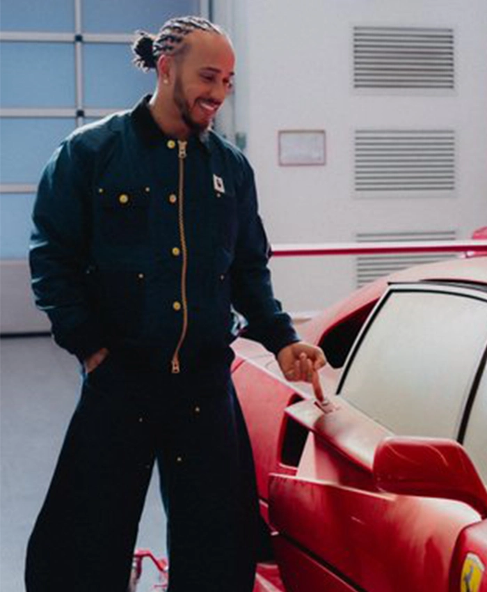 Lewis Hamilton Sacai x Carhartt WIP Duck Canvas Blouson Jacket