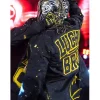 Lucha Bros WWE AAA Worlds Collide 2026 Black Bomber Jacket Back View