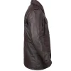 Real leather M65 field jacket with a rugged outdoor design