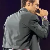 MSG Tour New York City 2026 Harry Styles Charcoal Grey Cropped Utility Jacket Back