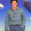 MTV Video Music Awards 2026 Belmont Cameli Blue Denim Jacket Front