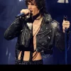 MTV Video Music Awards 2026 Sombr Paid Tribute to Michael Black Leather Jacket