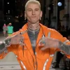 Machine Gun Kelly (MGK) Vogue World Milan Orange Byblos Tracksuit