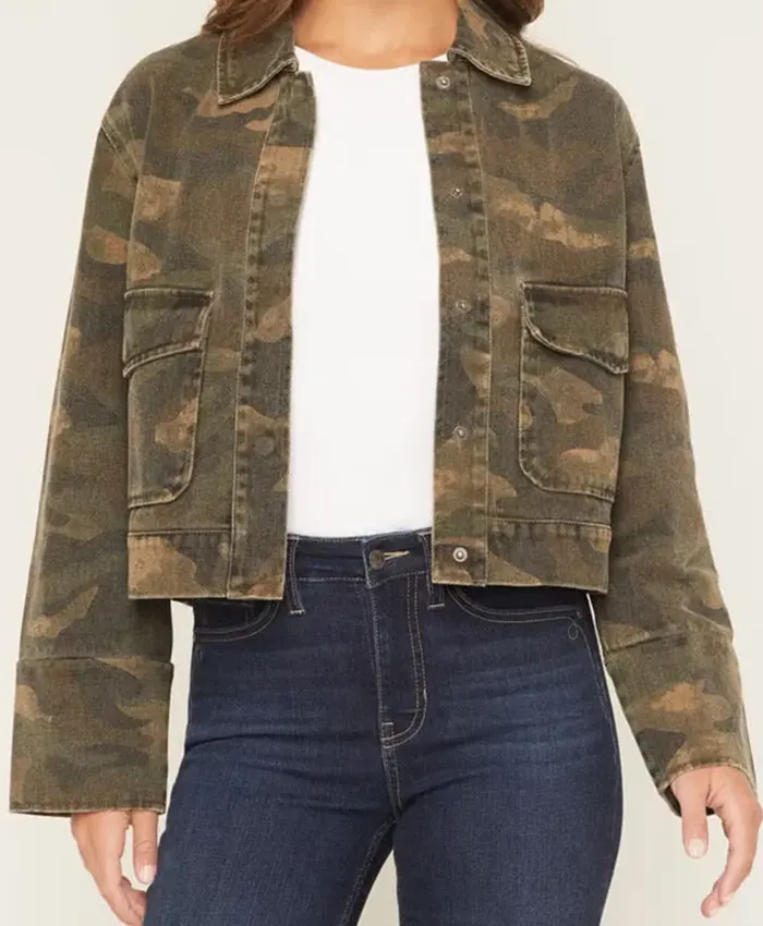 Madison Bailey TV Series Outer Banks 2026 Kiara Carrera Denim Jacket