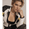 Magazine Photoshoot 2026 Florence Pugh The New Era Leather Moto Jacket Front
