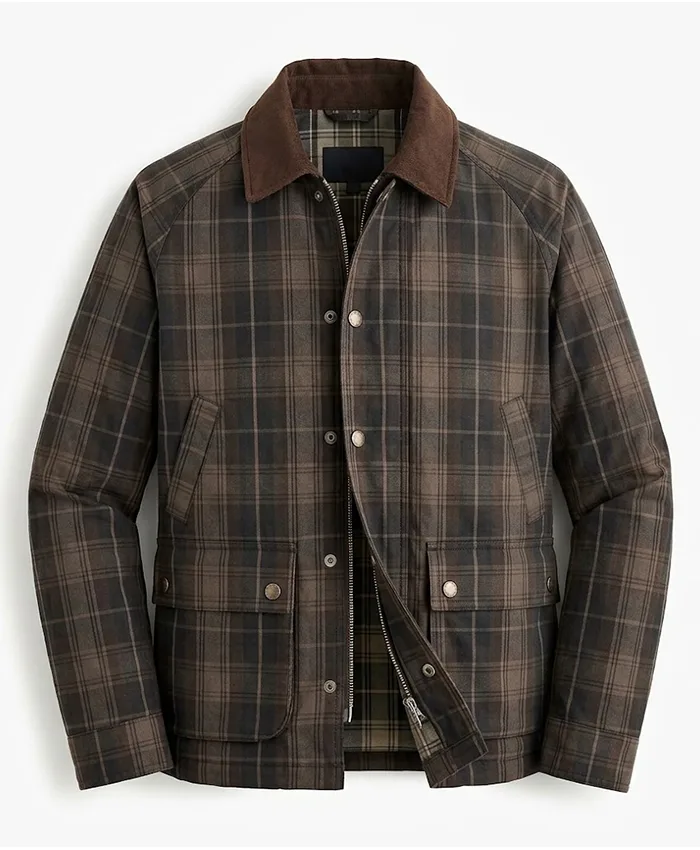 Malachi Barton TV Series Coven Academy 2026 Jake Plaid Jacket