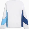 Manchester City PUMATECH-X White and Blue Full-Zip Track Jacket Back