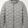 Manny López TV Series Anna Pigeon 2026 Manuel Rodriguez-Saenz Quilted Grey Puffer Jacket
