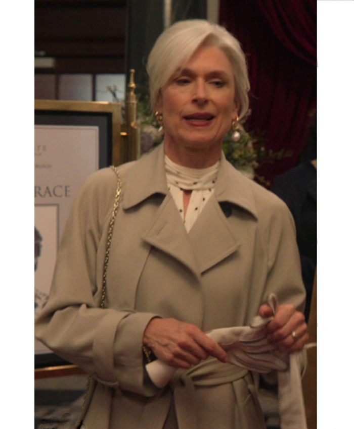 Marble Hall Murders S01 Amelia Bullmore Trench Coat