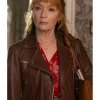Marble Hall Murders S01 Lesley Manville Leather Jacket