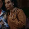 Margy El Sherif TV Series Ted Lasso 2026 Peace Out 73 Brown Suede Leather Jacket