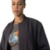 Maria Sten TV Series Neagley 2026 Frances Neagley Grey Bomber Jacket
