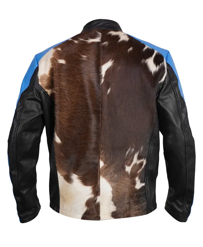 Men-Cowhide-Blue-Dyed-Calf-Hair-Jacket
