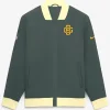Men’s Green Bay Packers Rivalries Collection 2026 Nike Green Sideline Bomber Jacket
