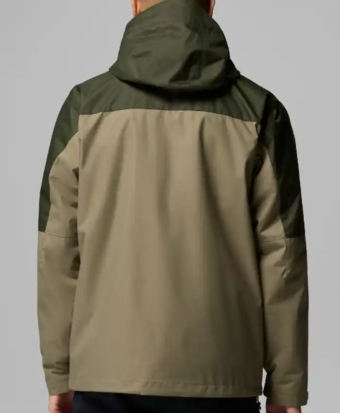 Men's Hikebound II Interchange Two Tone Zip-up Jacket Back View