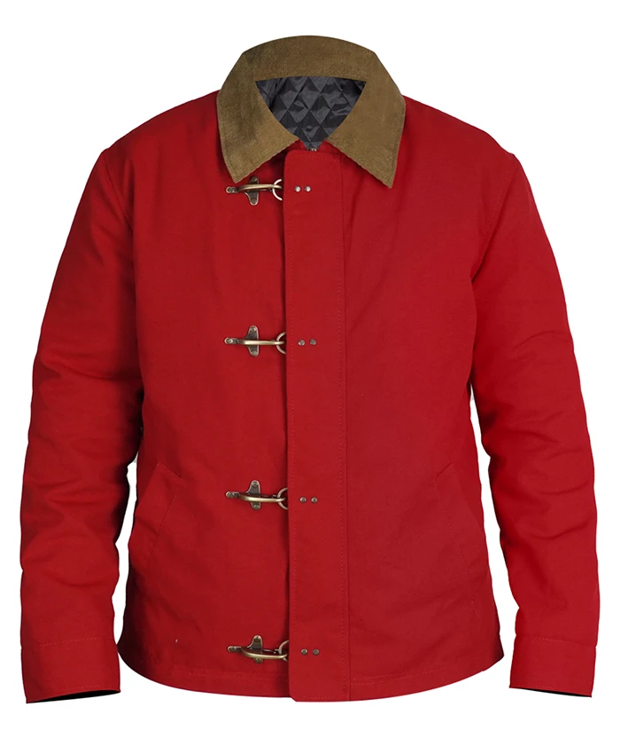 Men’s abercrombie Canvas Fireman Clasp Jacket