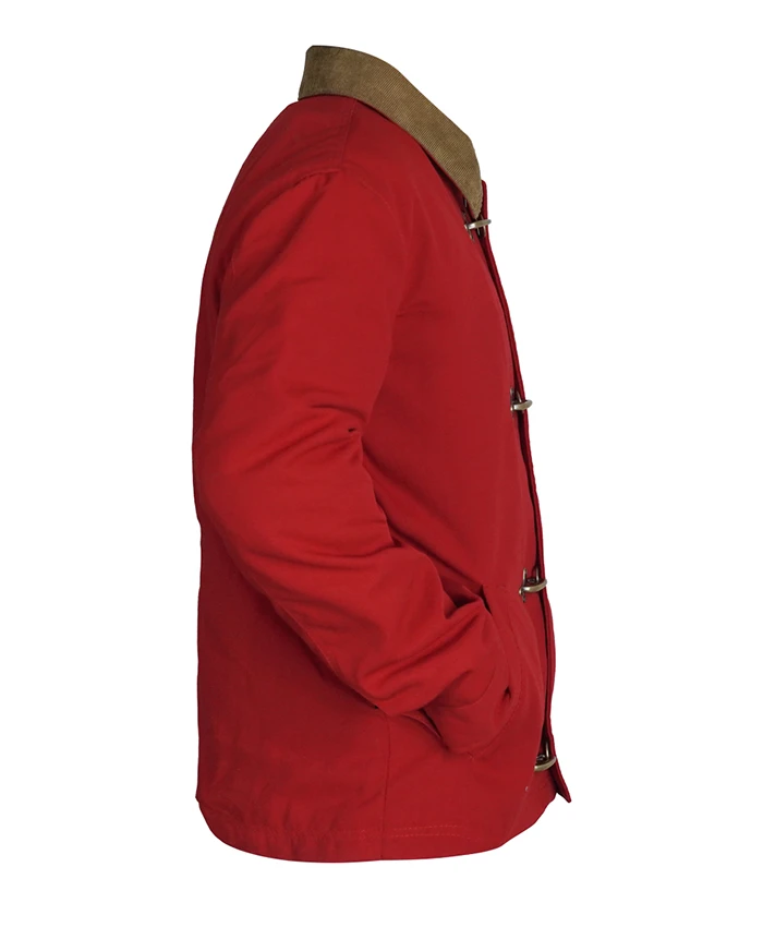 Men's abercrombie Canvas Fireman Clasp Jacket Side
