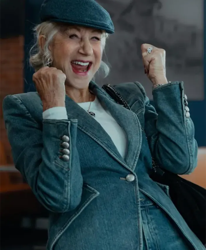 MobLand S02 Maeve Harrigan Blue Denim Blazer