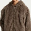 NBA Superstar Ja Morant Nike Brown Fur Hooded Jacket On Sale