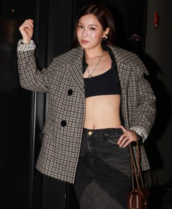 NYFW Love Pattranite Coach Houndstooth Wool Coat