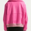 Naomi Osaka US Open Event Final 2026 Pink Bomber Jacket Back View