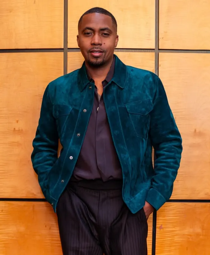 Nas Celebrate 53rd Birthday Suede Jacket