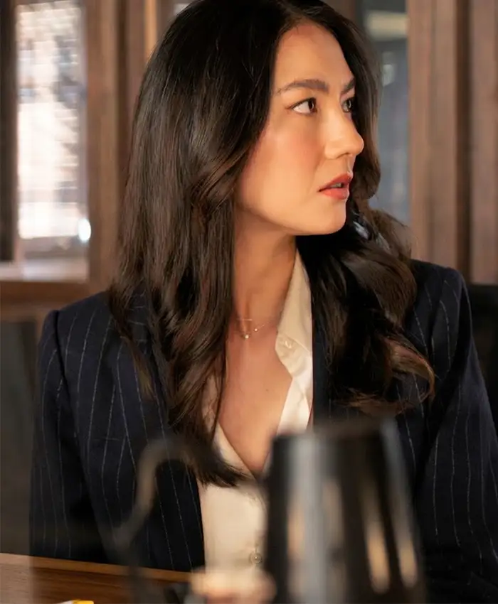 Neagley S01 Adeline Rudolph Black Striped Blazer