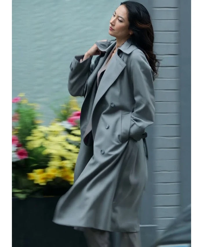 Neagley S01 Adeline Rudolph Grey Trench Coat