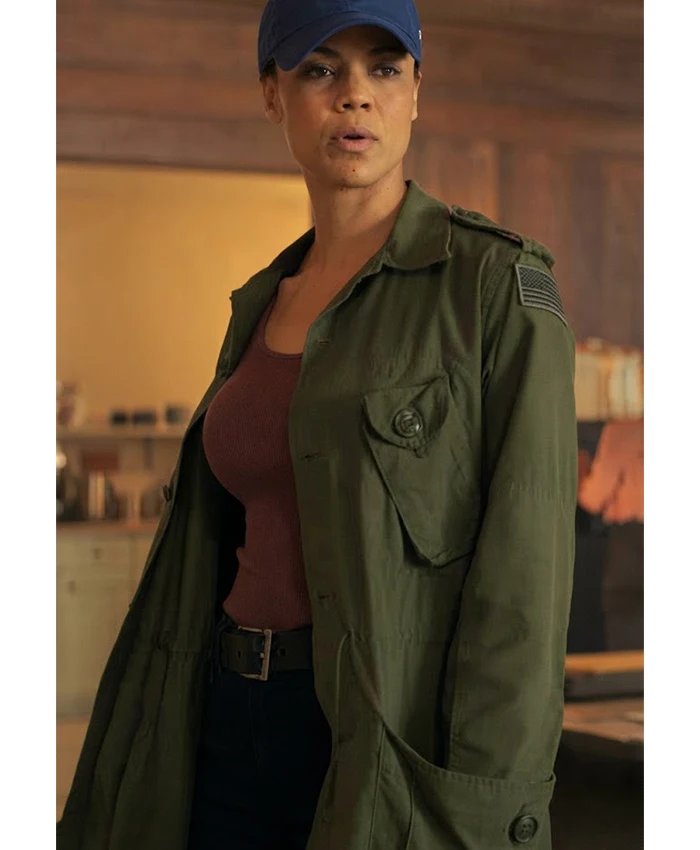 Neagley S01 Maria Sten Green Army Jacket