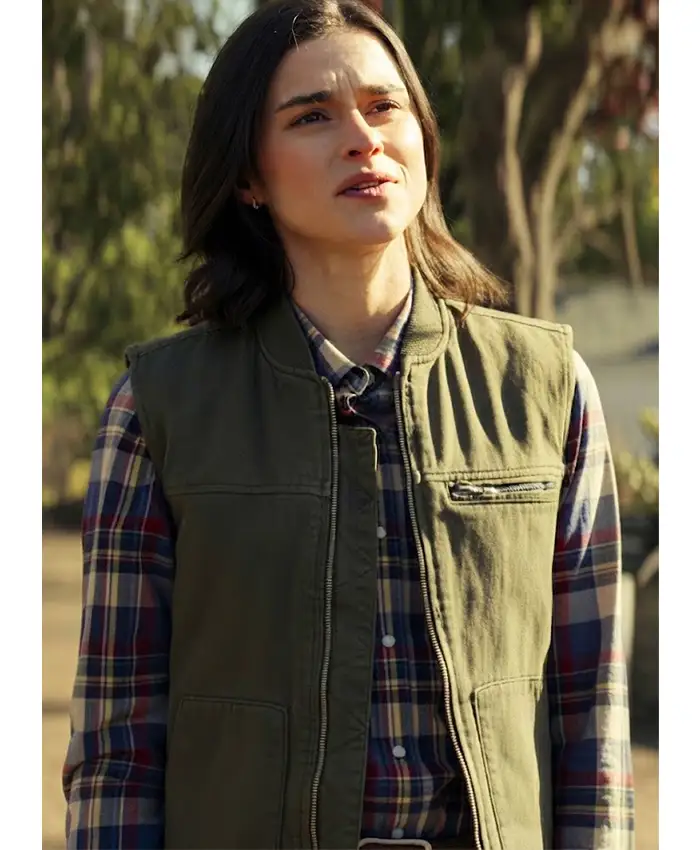 Neagley S01 Rebecca Liddiard Green Vest