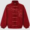 Neptun x Avatar Chinese Maroon Suede Jacket