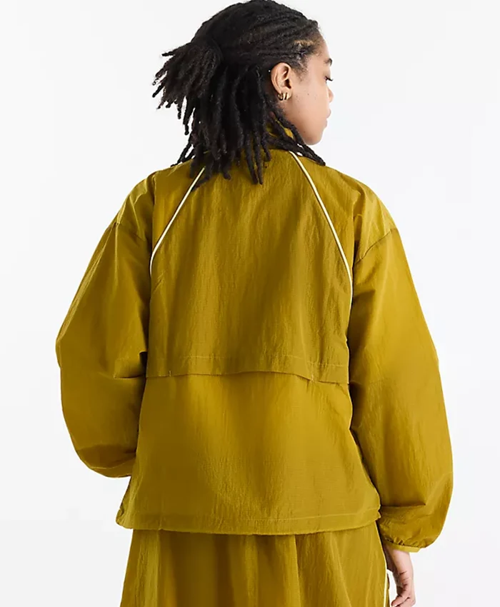 New Balance Sport Legacy Coco Gauff Mustard Yellow Track Jacket Back