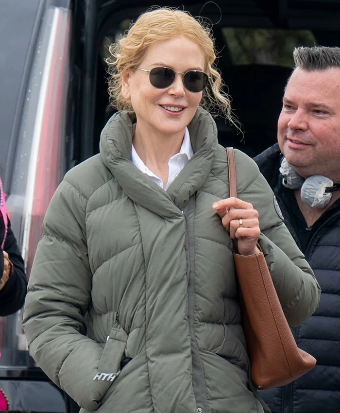 Nicole Kidman TV Series Special Ops Lioness S01 Kaitlyn Meade Grey Puffer Jacket Front