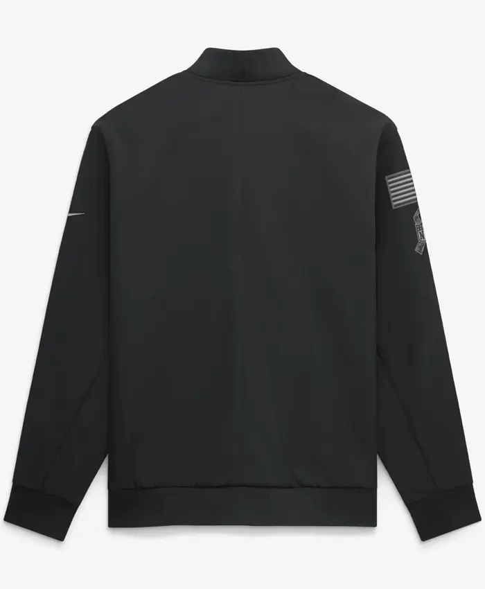 Nike New England Patriots Salute to Service Black Bomber Jacket - Image 2