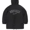 Nike x Supreme Fur Reversible Parka Jacket Black Back