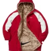 Nike x Supreme Fur Reversible Parka Jacket Red Front