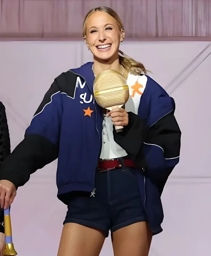 Nikki Glaser Golden Globe Awards 2026 Marty Supreme Jacket