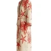 Noah Centineo Movie Street Fighter 2026 Star Fish Print White and Red Robe Shop now