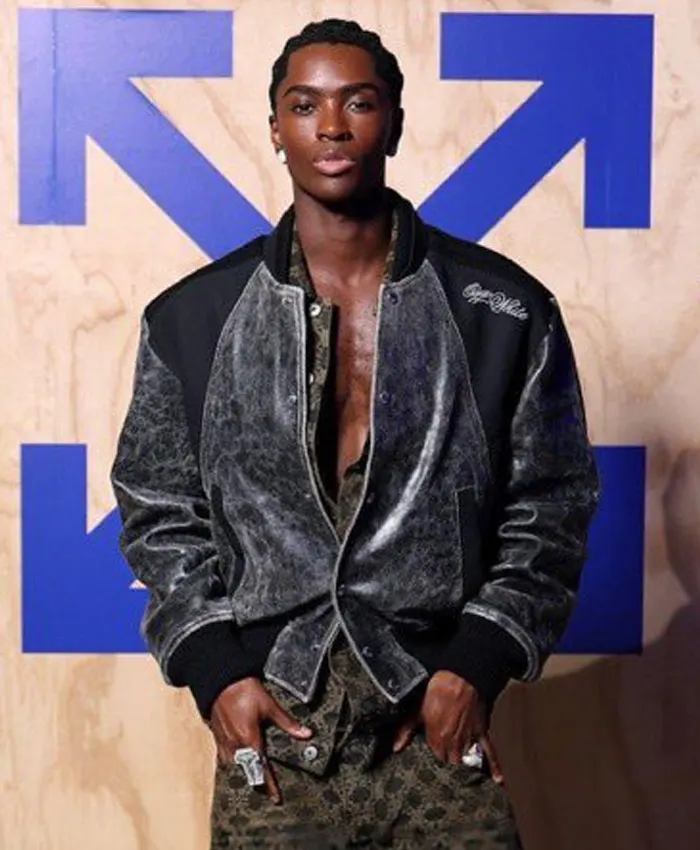 Off-White-Imaginary-Palace-Distressed-Alton-Mason-Leather-Bomber-Varsity-Jacket-For-Sale
