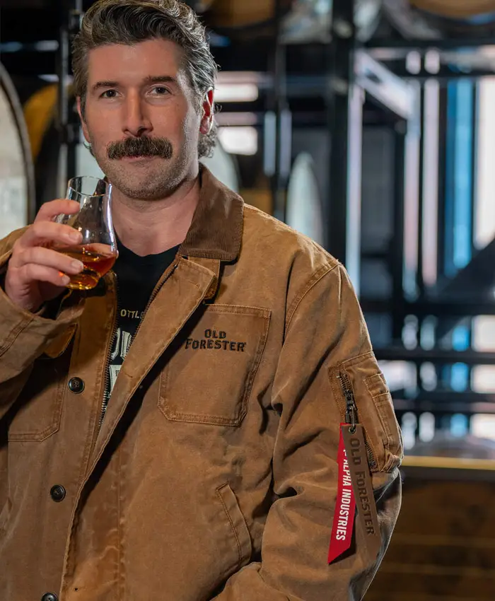 Old Forester Alpha Industries Brown Jacket