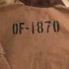Old Forester Alpha Industries Distiller’s Brown Cotton Jacket Back View