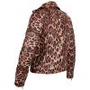 Order Now Leopard Print Real Leather Biker Jacket for Men And Women Side