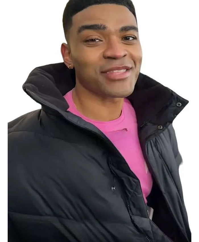 Owen Thiele TV Series Adults S02 Anton Black Puffer Jacket