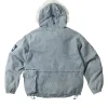 Palace Skateboards Windstopper Gore-Tex Winter 2026 Collection Blue Denim Parka Hooded Jacket