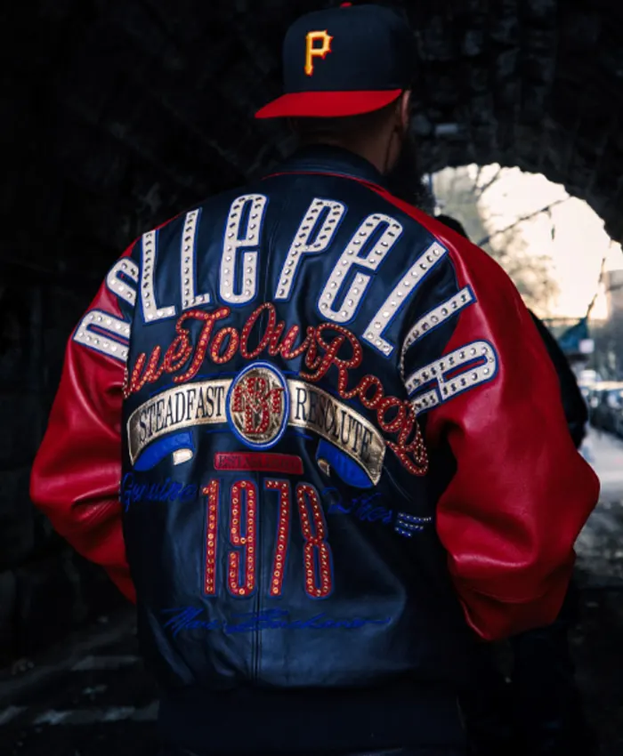 Pelle Pelle True To Our Roots Red & Black Jacket