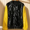 Pittsburgh Steelers Sequin Bomber Jacket