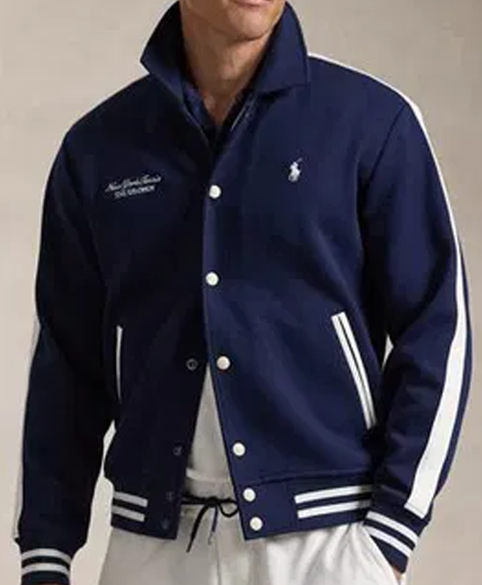 Polo-Ralph-Lauren-US-Open-Crest-Double-Knit-Blue-Jacket-Mens