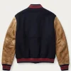 Polo Ralph Lauren X BEAMS B-WING Letterman Varsity Jacket Back View