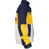 Yacht Club sailing jacket with stand-up hooded collar and snap-button cuffs