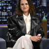 Rachael Gunn The Tonight Show Starring Jimmy Fallon 2026 Black Leather Jacket
